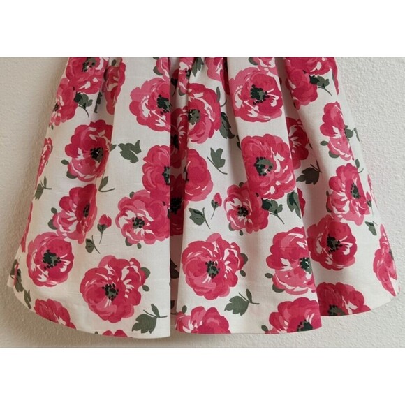 JANIE & JACK Special Occasion Floral Print Bow Party Dress w/Crenoline 18-24 mo - Picture 7 of 10